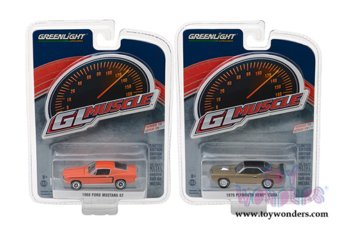 Greenlight - GL Muscle Series 19 Assortment (1/64 scale diecast model car, Asstd.) 13190/48