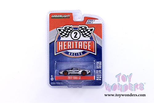 Greenlight - Ford GT Racing Heritage Series 2 (1/64 scale die cast model car, Asstd.) 13220/48