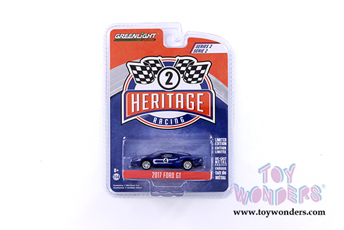 Greenlight - Ford GT Racing Heritage Series 2 (1/64 scale die cast model car, Asstd.) 13220/48