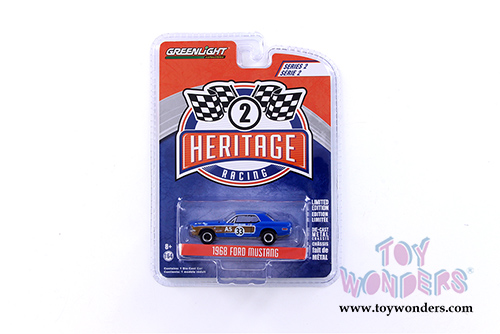 Greenlight - Ford GT Racing Heritage Series 2 (1/64 scale die cast model car, Asstd.) 13220/48