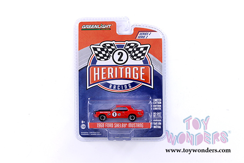 Greenlight - Ford GT Racing Heritage Series 2 (1/64 scale die cast model car, Asstd.) 13220/48