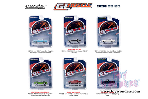Greenlight - GL Muscle Series 23 Assortment (1/64 scale diecast model car, Asstd.) 13270/48