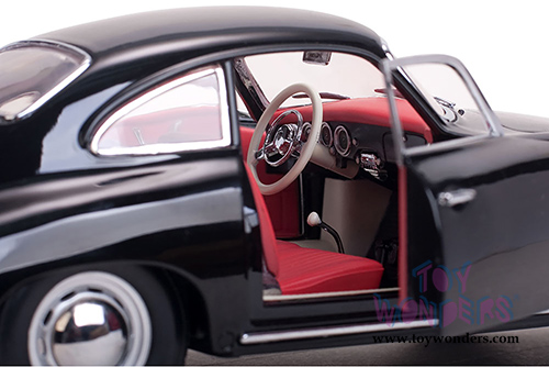 Sun Star European - Porsche 356A 1500 GS Carrera GT Coupé (1957, 1/18 scale diecast model car, Black) 1328