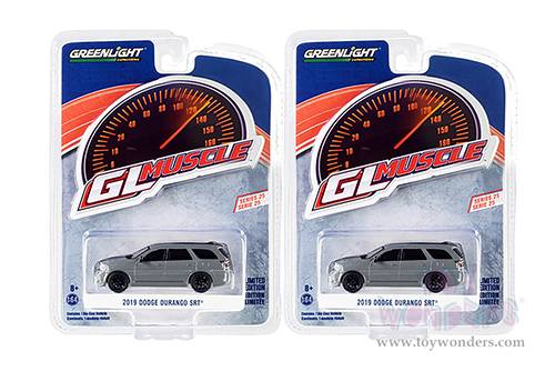 Greenlight - GL Muscle Series 25 | Dodge Durango SRT&reg; (2019, 1/64 scale diecast model car, Destroyer Gray) 13300D/48