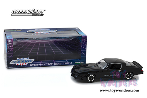 Greenlight Yenko - Chevrolet&reg; Z28&reg; Yenko&trade; Turbo Z Hard Top (1981, 1/18 scale diecast model car, Black) 13519