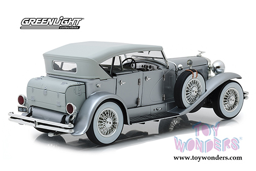 Greenlight - Duesenberg II SJ (1/18 scale die cast model car, Silver) 13525