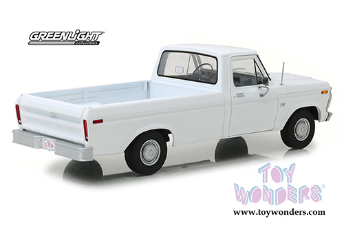 Greenlight - Ford F-100 Pickup Truck (1973, 1/18 scale diecast model car, White) 13536