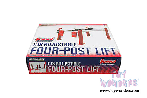 Greenlight - Adjustable Four-Post Lift - Summit Racing Equipment (1/18 scale) 13549