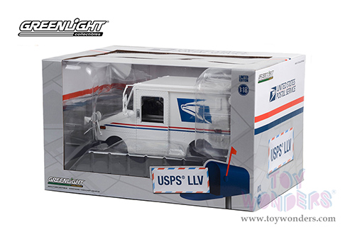 13570 Greenlight United States Postal Service Long-Life Postal Delivery Vehicle model diecast car window box package