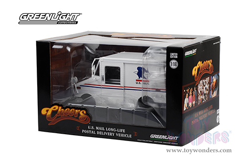 13572 Greenlight Cheers Cliff Clavin's U.S. Mail Postal Delivery Vehicle model diecast car window box package