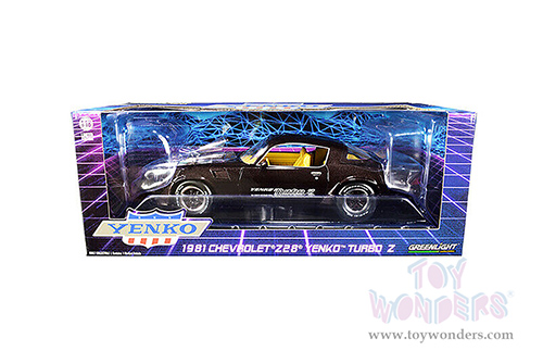 13593 Greenlight 1981 Chevrolet Z28 Yenko Turbo Z Hardtop diecast model car window box package
