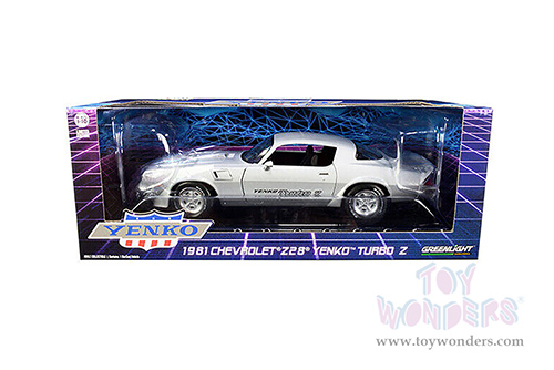 13594 Greenlight 1981 Chevrolet Z28 Yenko Turbo Z Hardtop diecast model car window box package