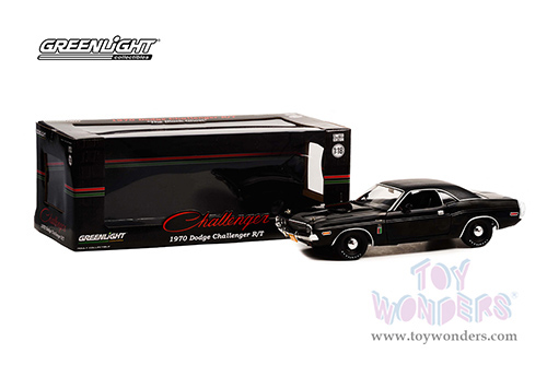 Greenlight - Dodge Challenger R/T 426 "The Black Ghost" (1970, 1/18 scale diecast model car, Black) 13614