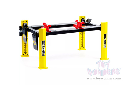Greenlight - Adjustable Four-Post Lift - Pennzoil (1/18 scale) 13619