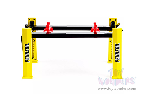 Greenlight - Adjustable Four-Post Lift - Pennzoil (1/18 scale) 13619