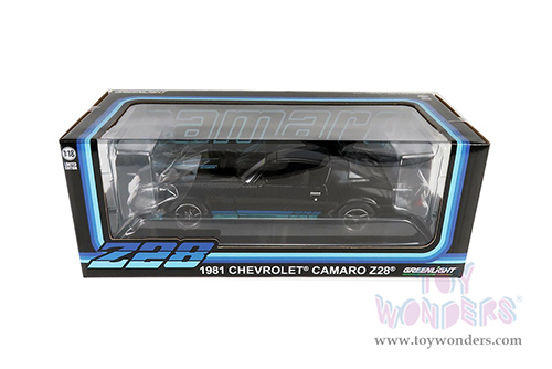 Greenlight - Chevrolet&reg; Camaro Z/28&reg; T-top (1981, 1/18 scale diecast model car, Black) 13635