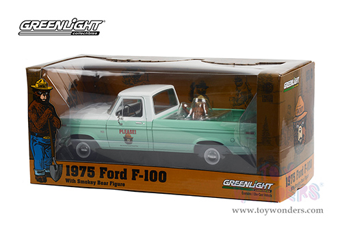 13636 Greenlight 1975 Ford F-100 Pickup Truck diecast model car window box package