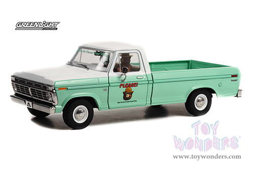 13636 Greenlight 1975 Ford F-100 Pickup Truck diecast model car