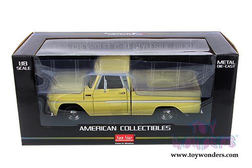 Sun Star USA - Chevy C-10 Style Side Pickup (1965, 1/18 scale diecast model car, Yellow) 1364