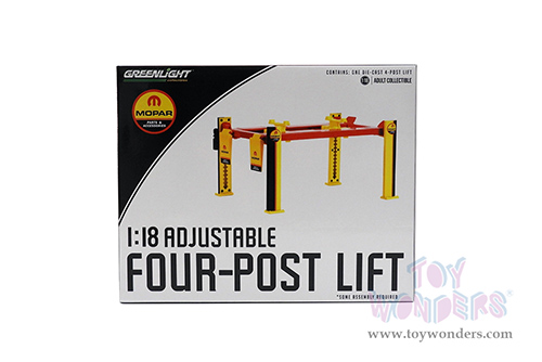 Greenlight - Adjustable Four-Post Lift - MOPAR Parts & Accessories (1/18 scale) 13649