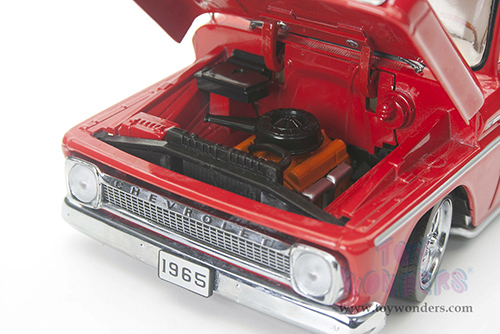 Sun Star - Chevrolet® C-10 Styleside Pickup Lowrider (1965, 1/18 scale diecast model car, Red) 1365