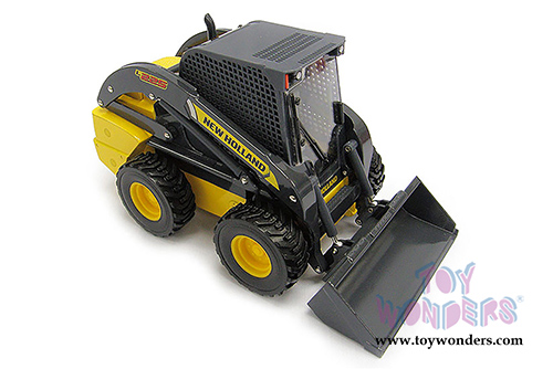 Tomy ERTL New Holland Construction - Skid Steer Loader L225 Tractor (1/16 scale die cast model car, Yellow/Black) 13816