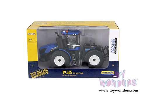 Tomy ERTL Prestige New Holland Agriculture - T9.565 Farm Tractor (1/32 scale diecast model car, Blue) 13858