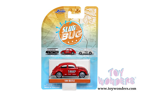 Jada Toys - Punch Buggy Slug Bug Volkswagen Beetles and Volkswagen Bus Assortment Wave 1 (1/64 scale diecast model car, Asstd.) 14051W1