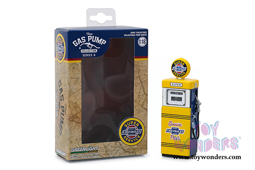 Greenlight - Vintage Gas Pumps Series 6 (1/18 scale diecast model, Asstd.) 14060/24