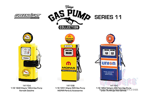 14110A/24 Greenlight 1948 Wayne 100-A Gas Pump diecast model car accessory