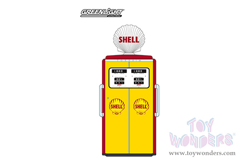 14120C/24 Greenlight 1954 Tokheim 350 Twin Gas Pump diecast model car accessory