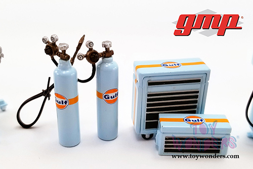 GMP - Gulf Oil Shop Tool Set #1 (6 pc. set, 1:43 Scale) 14313