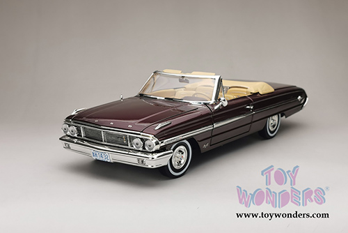 Sun Star USA - Ford Galaxie 500/XL Open Convertible (1964, 1/18 scale diecast model car, Vintage Burgundy) 1432