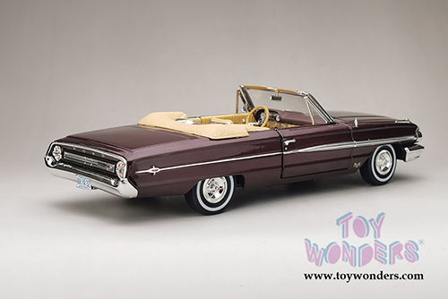 Sun Star USA - Ford Galaxie 500/XL Open Convertible (1964, 1/18 scale diecast model car, Vintage Burgundy) 1432