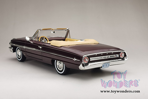 Sun Star USA - Ford Galaxie 500/XL Open Convertible (1964, 1/18 scale diecast model car, Vintage Burgundy) 1432