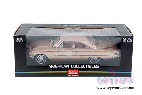 Sun Star USA - Ford Galaxie 500/XL Hardtop (1963, 1/18 scale diecast model car, Rose Beige) 1467
