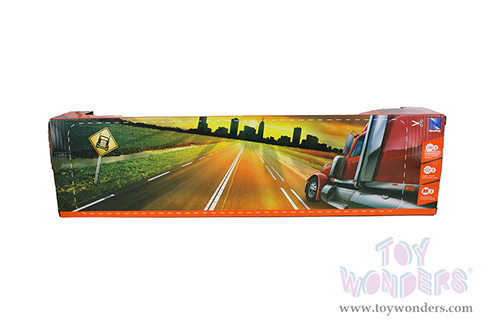 New Ray - Long Haul Trucker | Freightliner&reg; Cascadia Auto Carrier (1/43, scale diecast model car, Blue) 16033