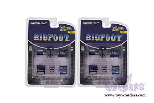 Greenlight - BIGFOOT&reg; - Shop Tool Accessories Series 2 (6 pc. set, 1:64 Scale) 16040A/48