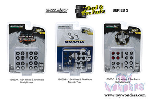 Greenlight - Auto Body Shop - Wheel & Tire Packs Series 3 (1/64 scale) 16050/48