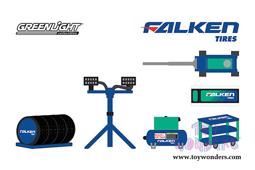 16060A/48 Greenlight Shop Falken Tires diecast model car accessories