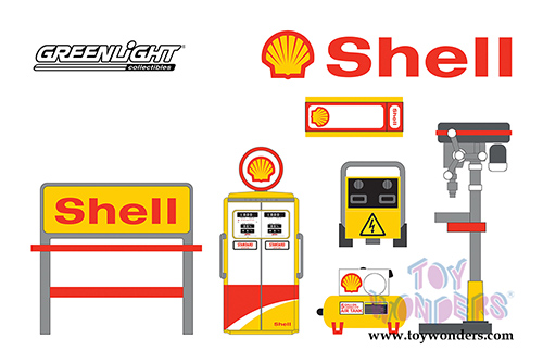 16060C/48 Greenlight Shop Tool Accessories Series 3 Kendall Motor Oil model diecast car accessories