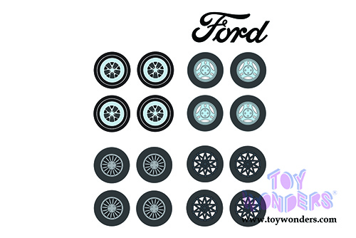 Greenlight - Auto Body Shop - Wheel & Tire Packs Series 5 | Ford Mustang (1/64 scale) 16090C/48