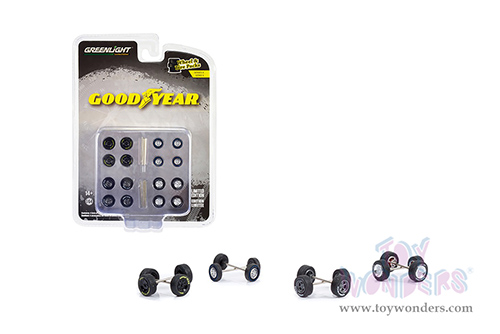 16110B/48 Greenlight Auto Body Shop Wheel & Tire Packs Series 6 Goodyear Tires model diecast car accessories