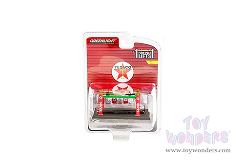 16120B/48 Greenlight Auto Body Shop Four-Post Lifts Series 2 Texaco model diecast car accessories