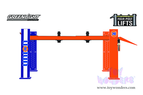 16120C/48 Greenlight Auto Body Shop Four-Post Lifts Series 2 Union 76 model diecast car accessories