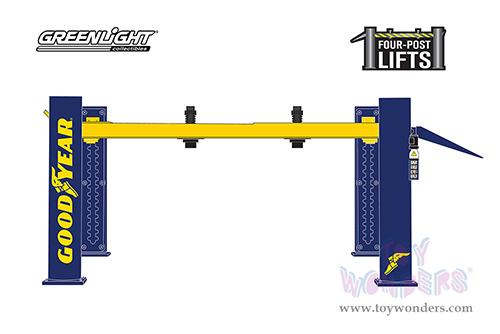 16130A/48 Greenlight Auto Body Shop Four-Post Lifts Series 3 model diecast car accessories