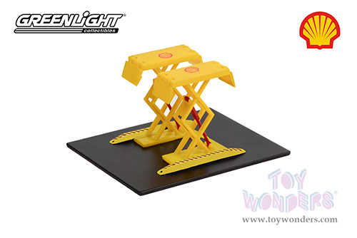 16160/48 Greenlight Auto Body Shop Automotive Double Scissor Lifts Series 1 diecast model car accessories