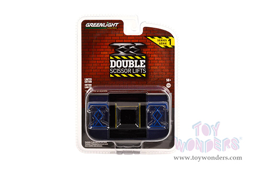 16160/48 Greenlight Auto Body Shop Automotive Double Scissor Lifts Series 1 diecast model car accessories