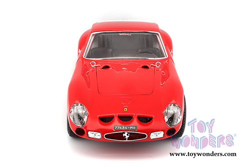 BBurago Original Series - Ferrari 250 GTO Hard Top (1/18 scale diecast model car, Red) 16602R