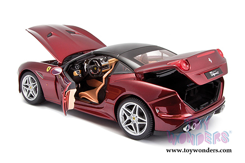 BBurago Signature Series - Ferrari California Closed Top (1/18 scale diecast model car, Red) 16902R